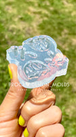 Flower Earring Mold | Resin Jewelry Mold | Polymer Clay Molds | Jewelry Making | Rose Silicone Mold l UV Resin  Earring Mold