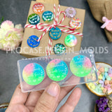 Handmade with love tag mold (2 sizes available)