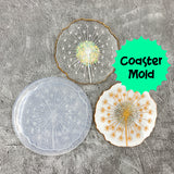 Dandelion coaster mold (Large 5 inches)