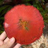 Dandelion coaster mold 4.5 inch