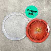 Dandelion coaster mold 4.5 inch