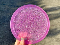 5" round druzy insert mold