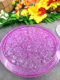 5" round druzy insert mold