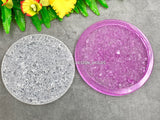 5" round druzy insert mold