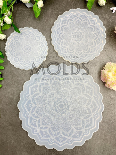 Lotus mandala mold