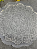 4.5 inch Peony mandala mold