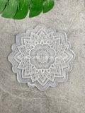 4.5 inch Sun mandala coaster mold.