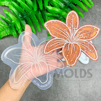 5 inch Lily coaster mold