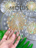 Dandelion coaster mold (Large 5 inches)