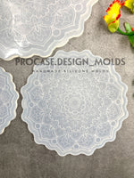 Floral etched mandala mold (3 sizes available)