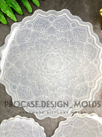 Floral etched mandala mold (3 sizes available)