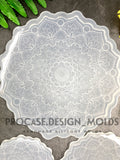 Floral etched mandala mold (3 sizes available)