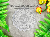 Destash mold - 4.5 inch OM mandala mold