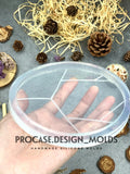 Abstract coaster mold ( 4.5 inches)