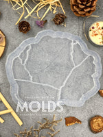 Kintsugi coaster mold ( 4.7 inches)