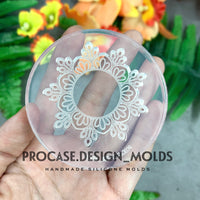 Mandala with circle in the center mold