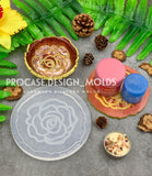 4 inch etched rose mold perfect for ring dish