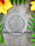 3.5 inch / 10 mm. round coaster mold