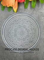 5 inch Round mandala mold