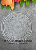 5 inch Round mandala mold