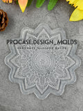 5 inch Mandala coaster mold