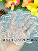 5 inch Mandala coaster mold