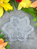 5” flower coaster mold