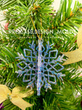 3D snowflake ornament mold #3