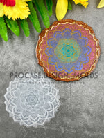 Mandala inlay silicone mold(4.5 inches)