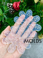 3D snowflake ornament mold #13