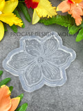 5” flower coaster mold