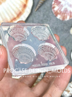 Seashell earrings mold.