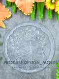 Flower lady coaster mold#7