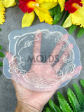 Dolphin coaster mold