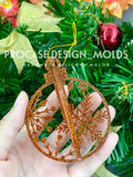 3D Christmas ornament collection - Set of 4 pcs. (1 design/each)