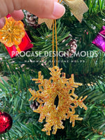 3D snowflake ornament mold #2