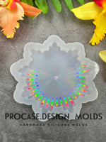 Holographic coaster mold (4.5")