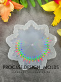 Holographic coaster mold (4.5")