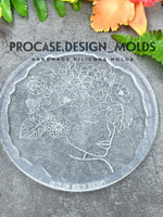 Flower lady coaster mold#9