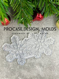 3D snowflake ornament mold #11