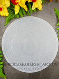 Etched round mandala mold