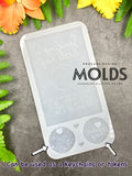 Sending a little hug card mold with 2 pocket hug perfect for keychains.(Letter mold)