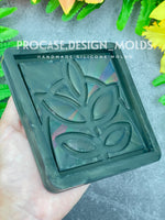 Holographic leaf coaster mold (4")