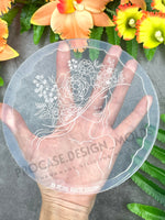 Flower lady coaster mold#8