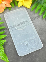 All you need is love card mold with 2 heart pendants perfect for keychains.(Letter mold)