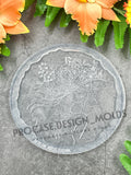 Flower lady coaster mold#8