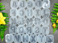 Reverse alphabet mold(Available in each letter individually or as a whole set(A-Z 26 letters)