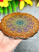 Mandala inlay silicone mold(4.5 inches)