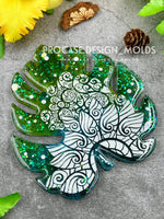 Destash mold - Monstera coaster mold (5 inches)