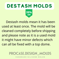 Destash mold - G letter Alphabet mandala ornament molds (Available in each letter individually